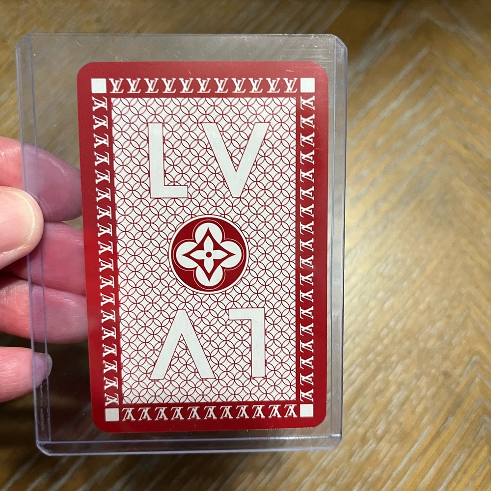 Louis Vuitton Playing Card 5 of Diamond in Case